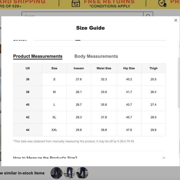 Manfinity Mode Men Solid Slant Pocket Blue Dress Pants, NWOT, Medium (33W) - Picture 8 of 8